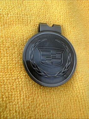 Cadillac Silver Logo Money Clip 2”